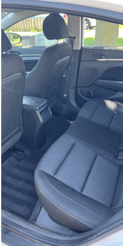 Rear seating after detailing