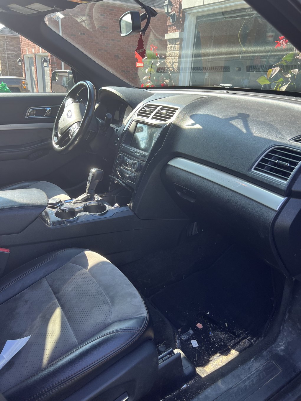 Passenger side before detailing