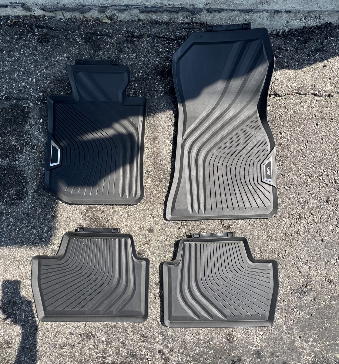 Floor mats after detailing