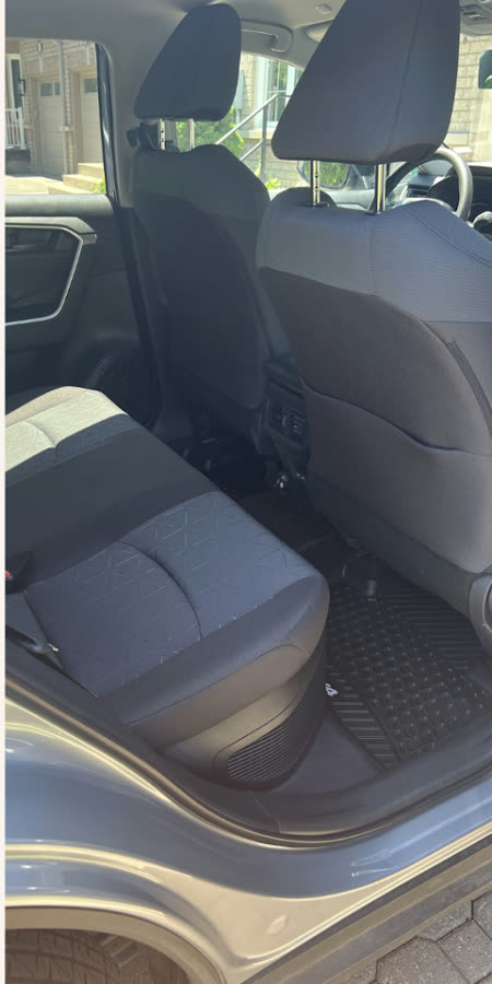 Rear bench after detailing